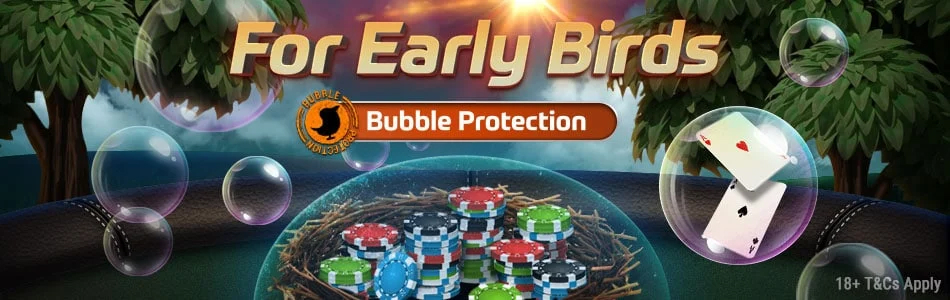 Программа лояльности «Bubble Protection» в PokerOK (GGpokerOK, ПокерОК, ГГ)